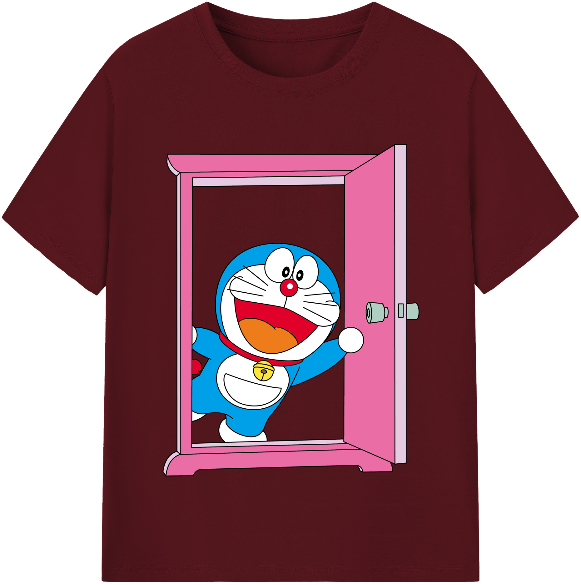 （画像用） ドラえもん Doraemon 綿100％半袖Tシャツ（フロントプリント）